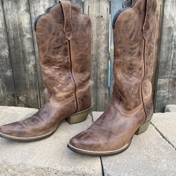 Abilene Western Wingtip - Womens Leather Cowgirl Boot main image 0